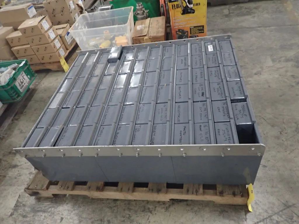 72-Bin Storage Cabinet Unit