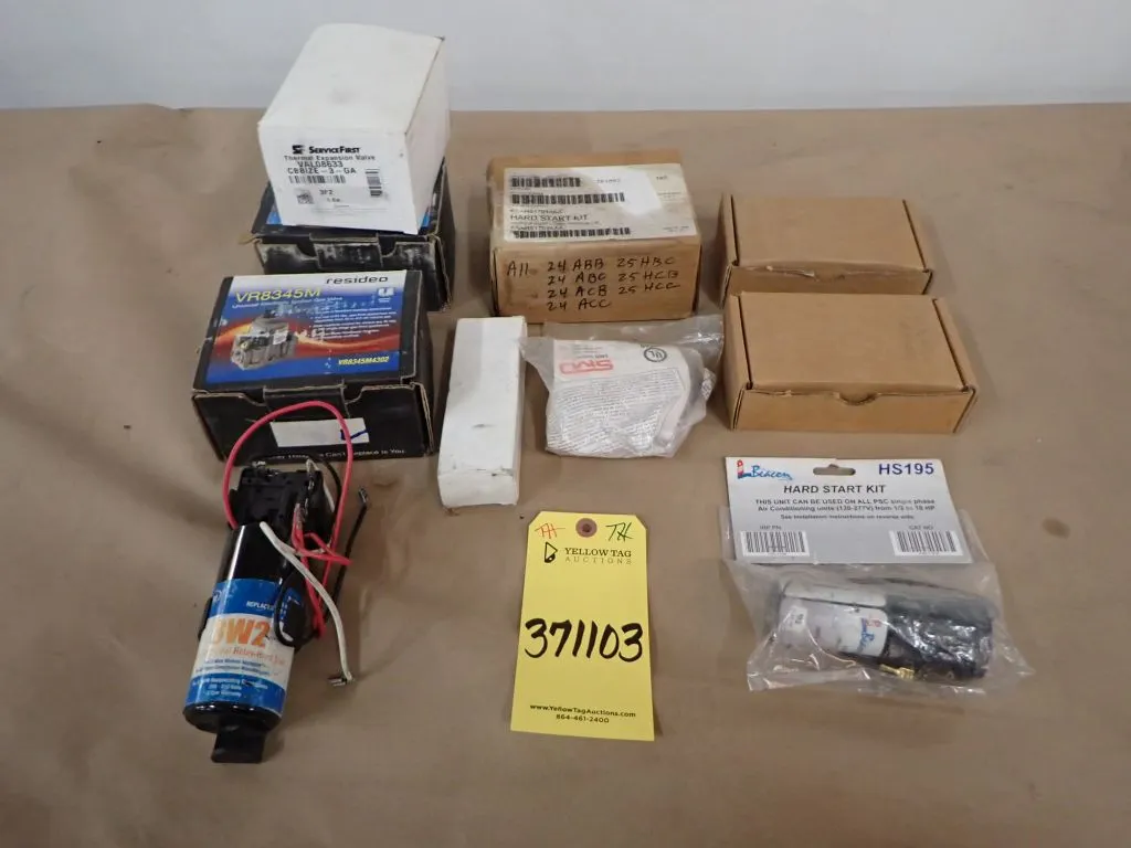 Lot of Assorted Valves and Components