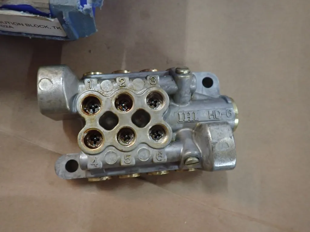 Lot of (8) Grease Distribution Blocks