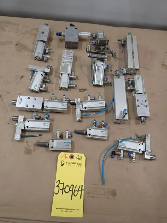 Lot of Assorted Festo Pneumatic Cylinders