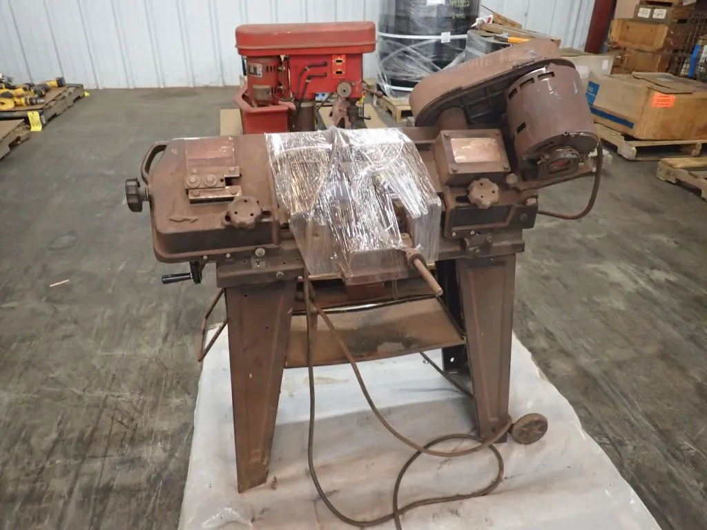 Jet Horizontal/Vertical Metal Working Bandsaw and 5-Speed HD Drill Press