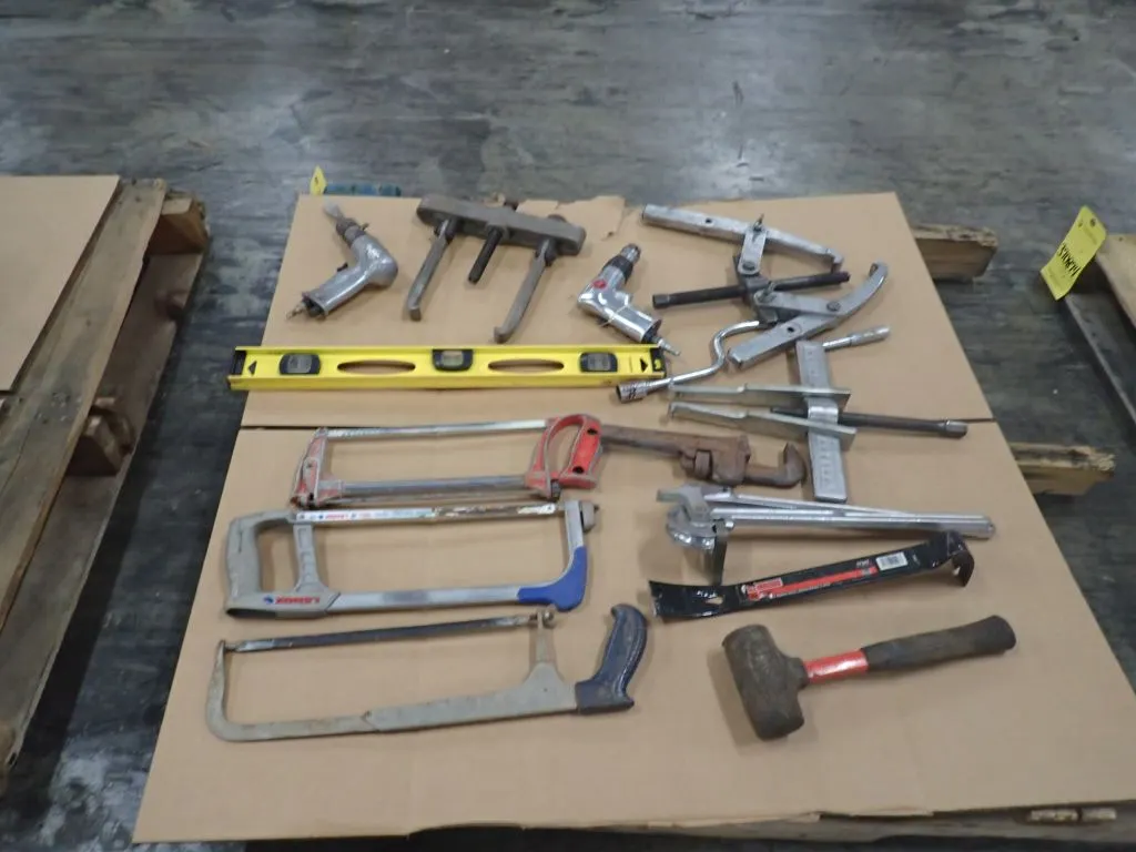 Lot of Assorted Contractor Hand Tools