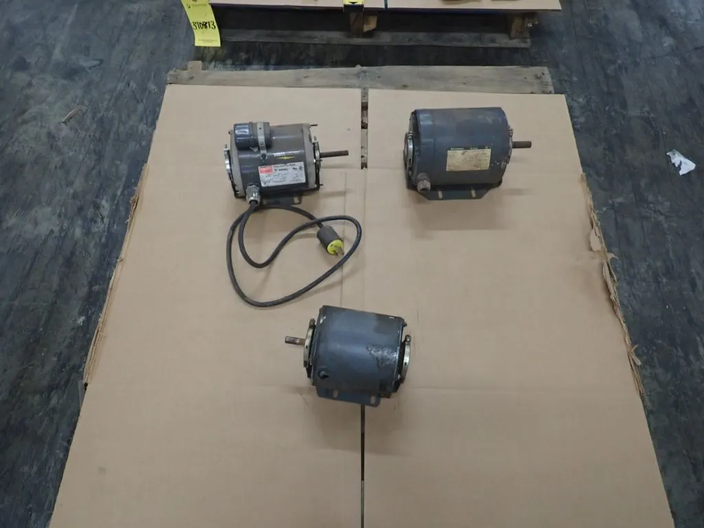 Lot of (3) Industrial Motors