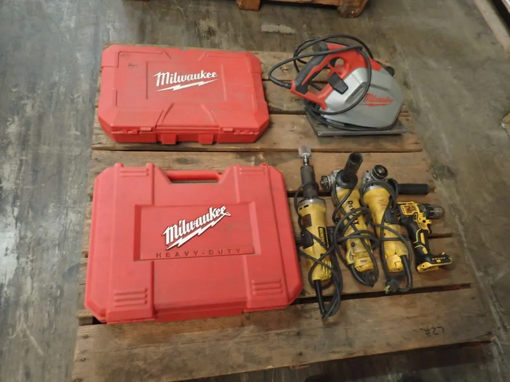 Lot of Assorted Power Tools
