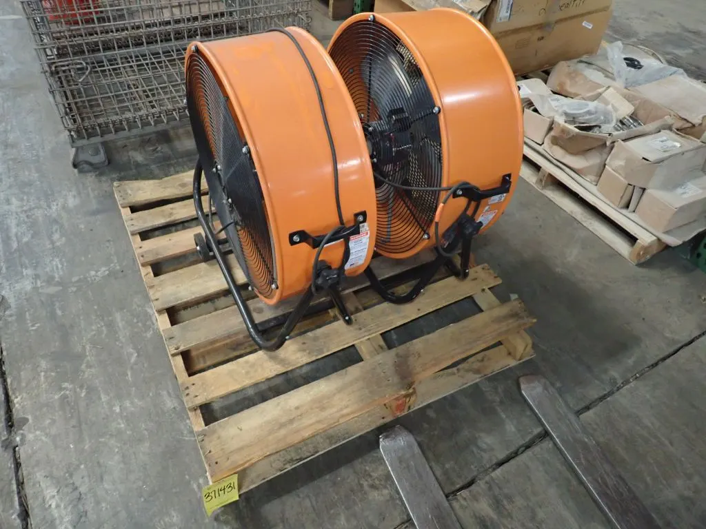 Lot of (2) 24" Tilt Drum Fans