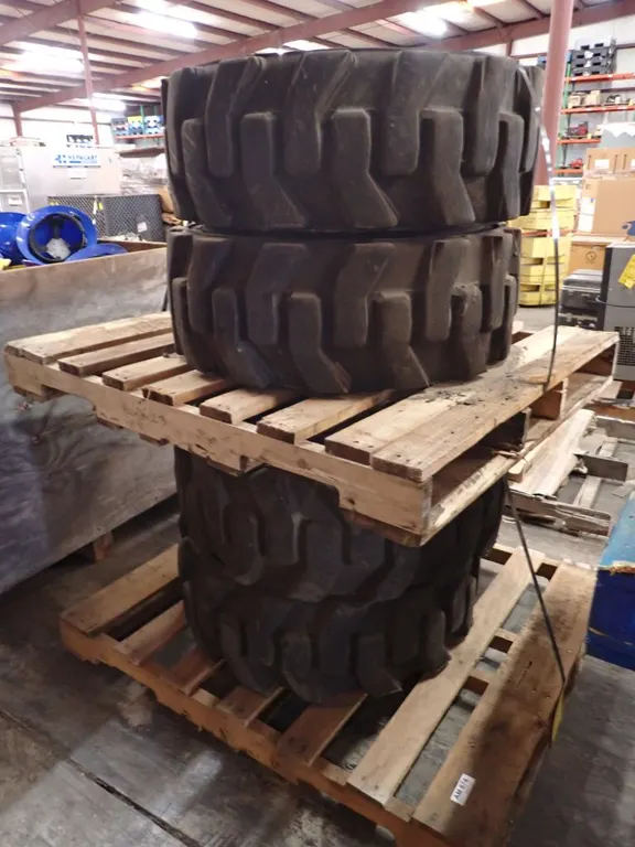 Lot of (4) Carlstar Tires with 8-Lug Rims