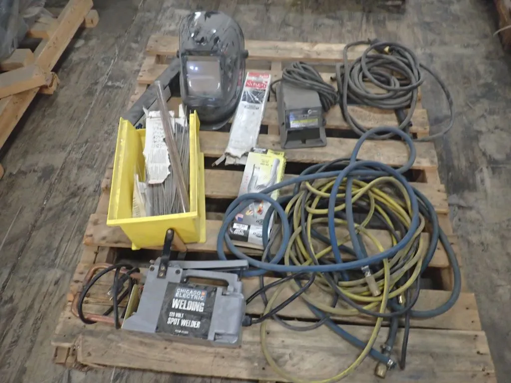 Chicago Electric Spot Welder with Components
