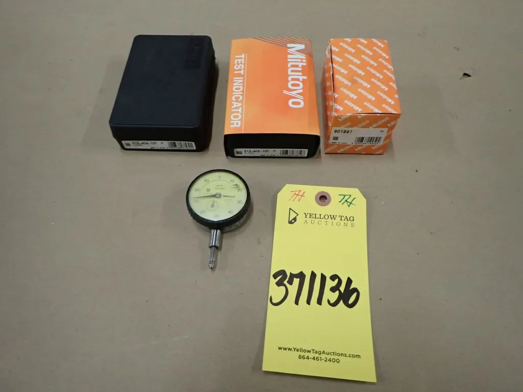 Lot of (4) Assorted Mitutoyo Testing and Measurement Tools