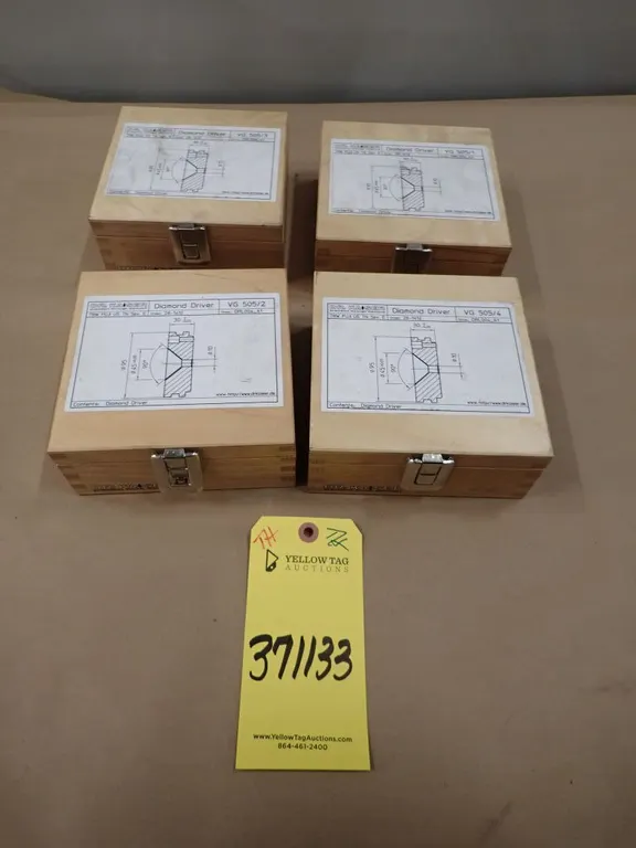 Lot of (4) Dr Kaiser CNC Dressing Spindles