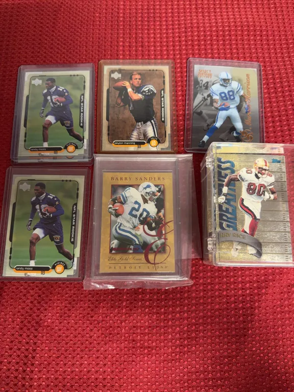 Football Sports Card Includes Peyton Manning Rookie Card