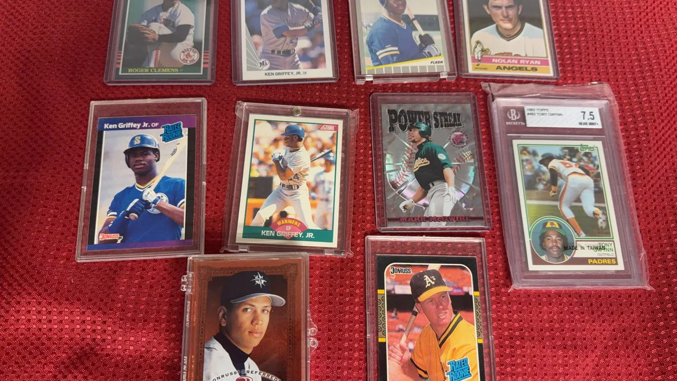 Baseball Sports cards (Ken Griffey, Tony Gwynn)