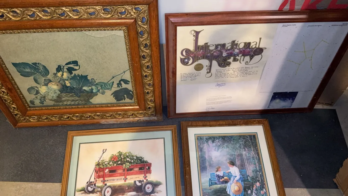 Framed artwork