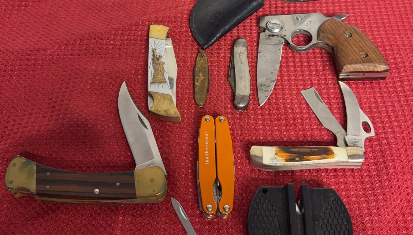 Varity of hand knives