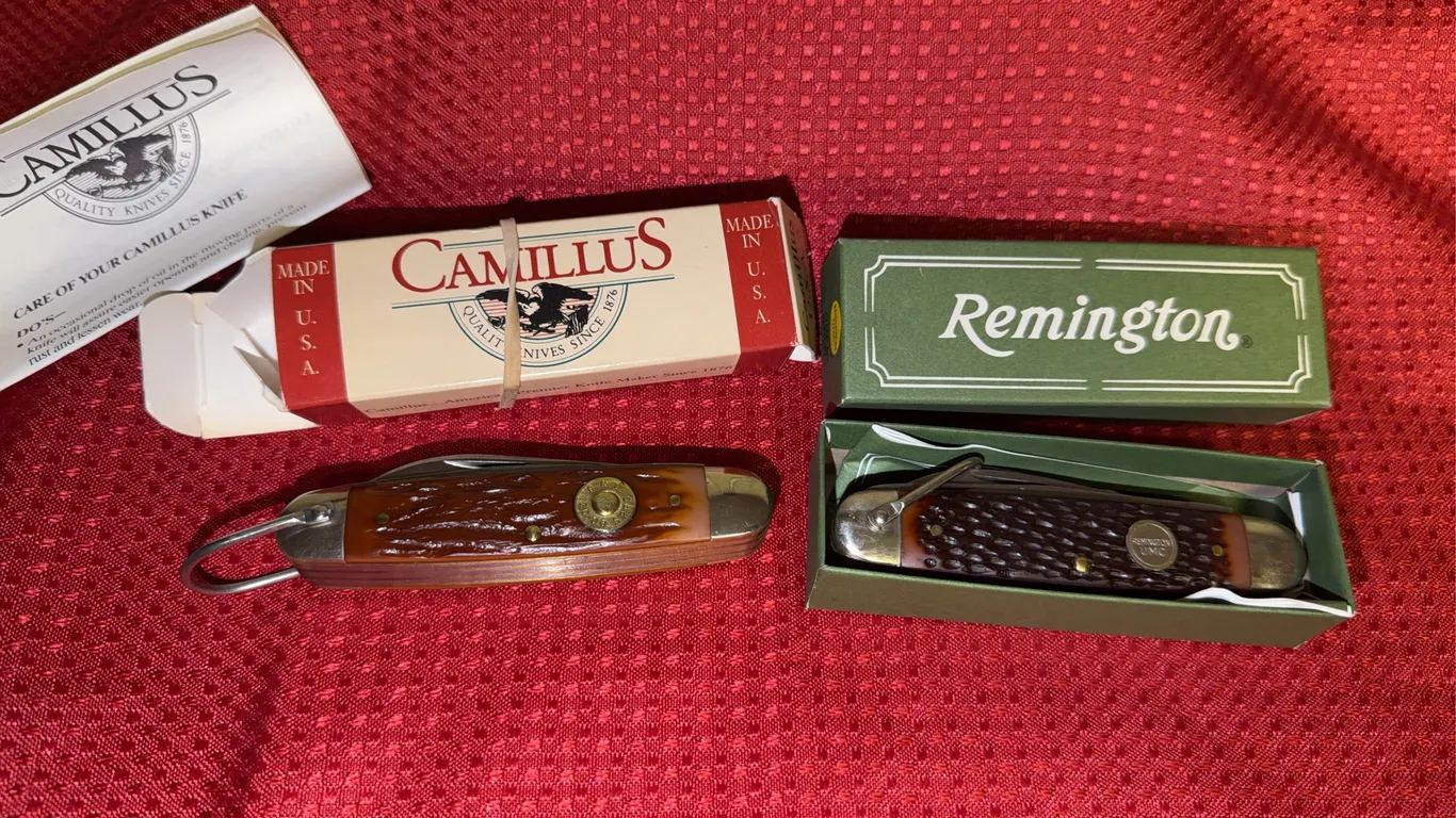 Camillus and Remington Knives