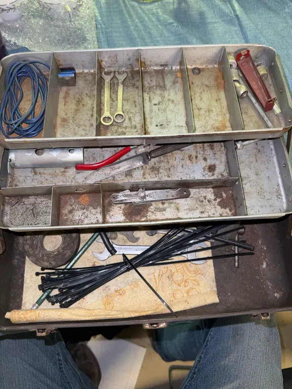 Vintage tool box