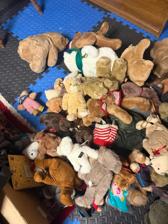 Variety of different bears and brands