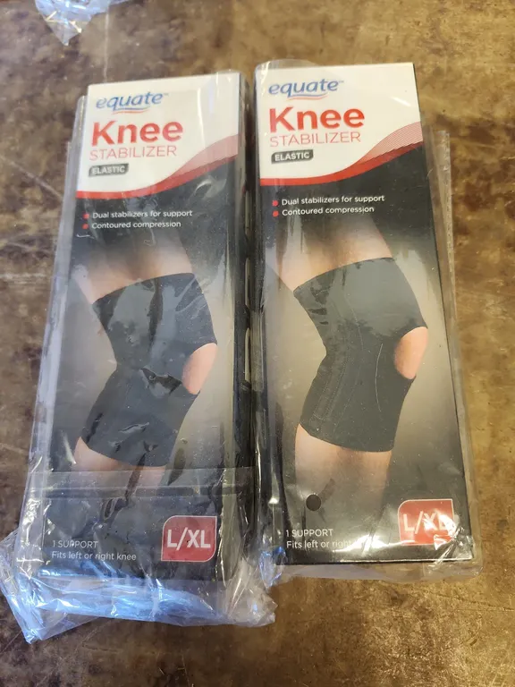 2 New Equate Knee Stabilizer L/XL