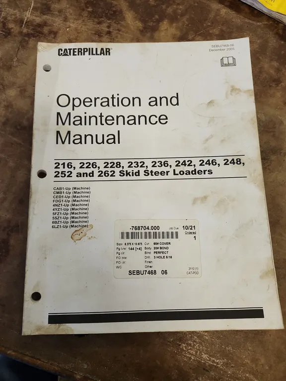 Caterpillar Operation/Maintenance Manual