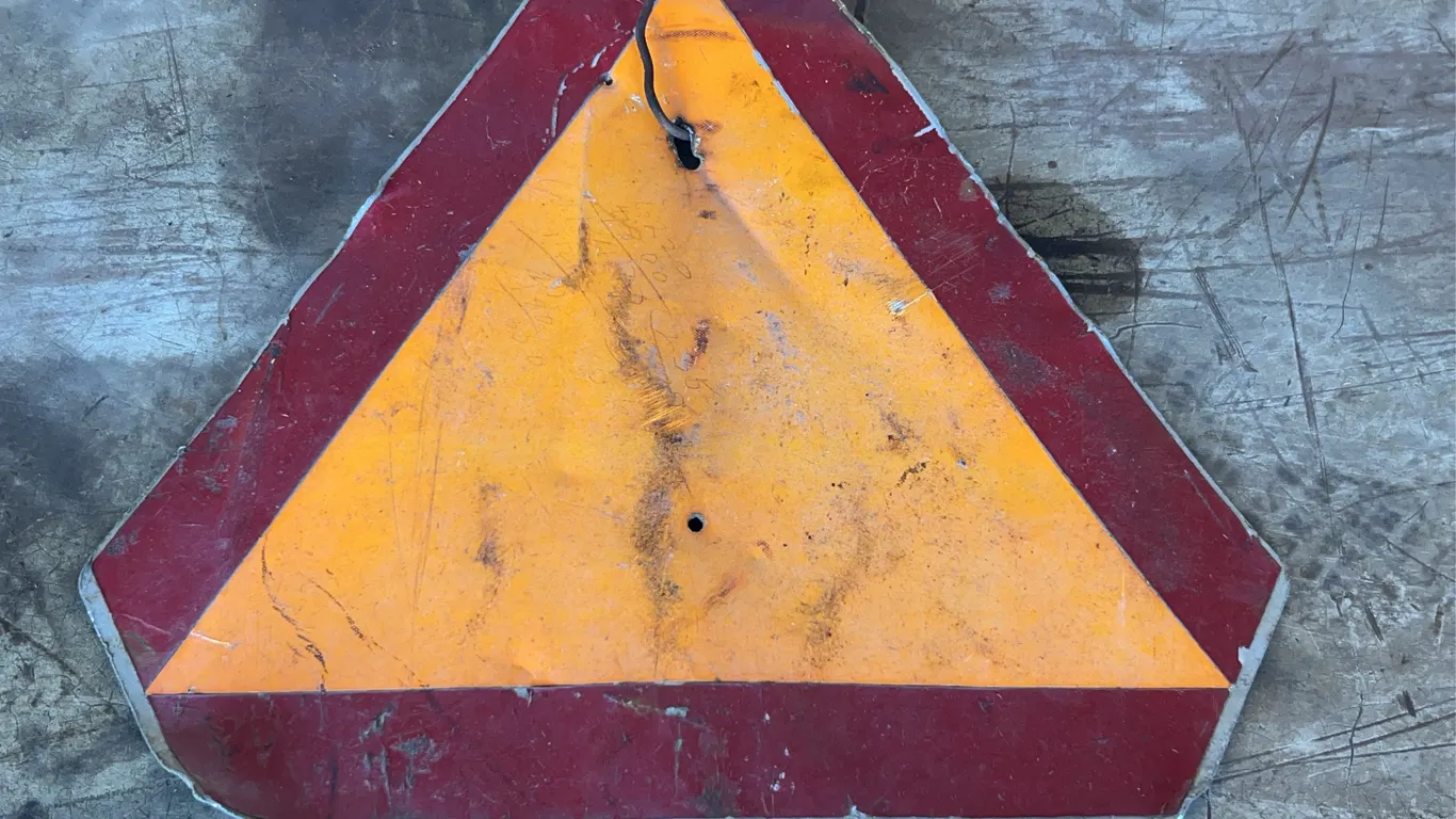 Slow Moving Vehicle, Metal 14"