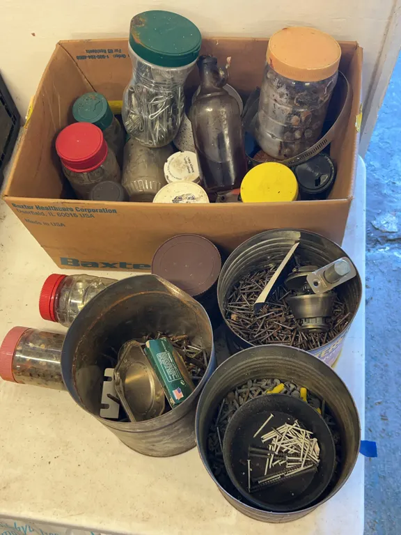 Assorted Hardware-Nails, Clips, Etc.