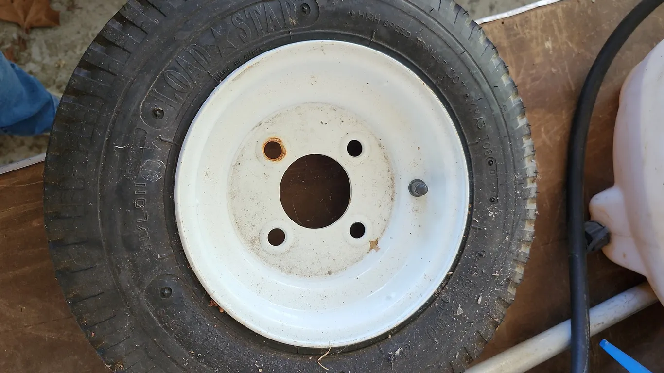 Load Star Trailer Tire 4.80/4.00-8, 4 Lug