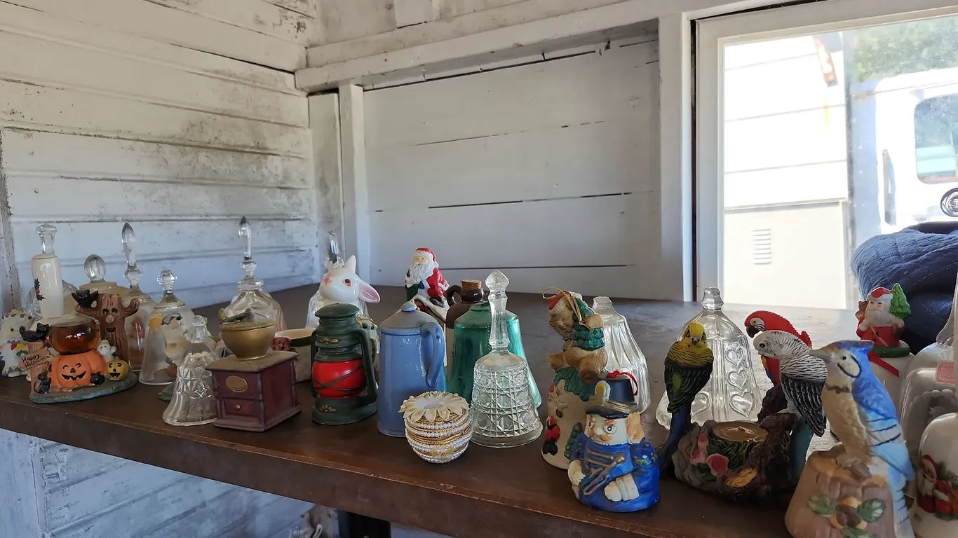 Assorted Glass Bells, Figures, Some/Half Have Damage