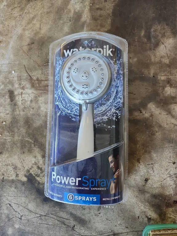 New Waterpik Shower Head/Wand W/Hose