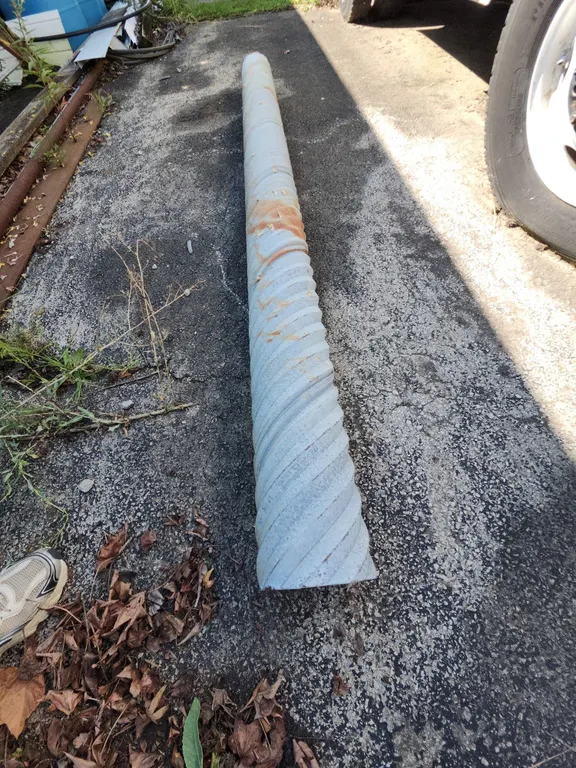 Galvanized Culvert Pipe 8'X6.5"