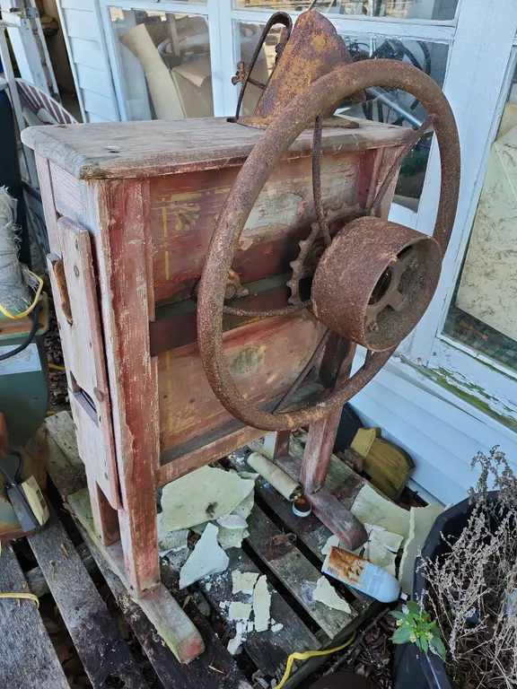 Antique Hand Crank Corn Sheller