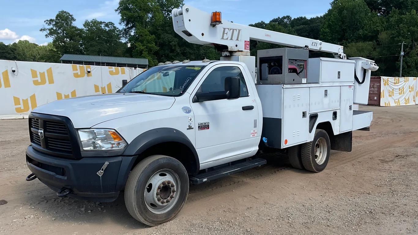 ETI ETT29SNT 2012 DODGE RAM 4500 BUCKET TRUCK VIN: 3C7WDKAL0CG296658