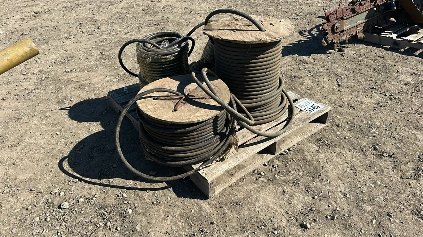 4 - ROLLS HYDRAULIC HOSE 1/2"D 12.5MM, DOUBLE BRAIDED