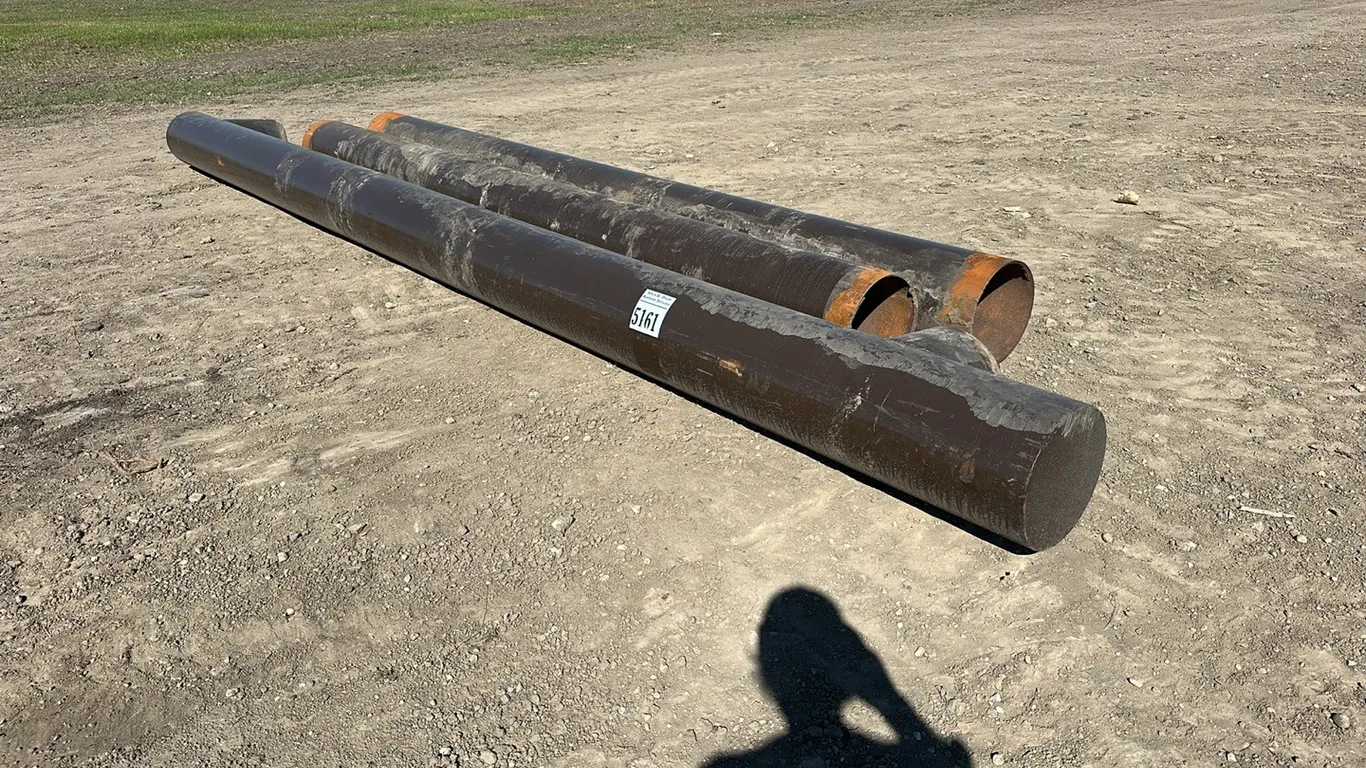 PILLERS FOR 15' OVERHEAD GATE ENTRANCE 19' WIDE, 12" DIAMETER
