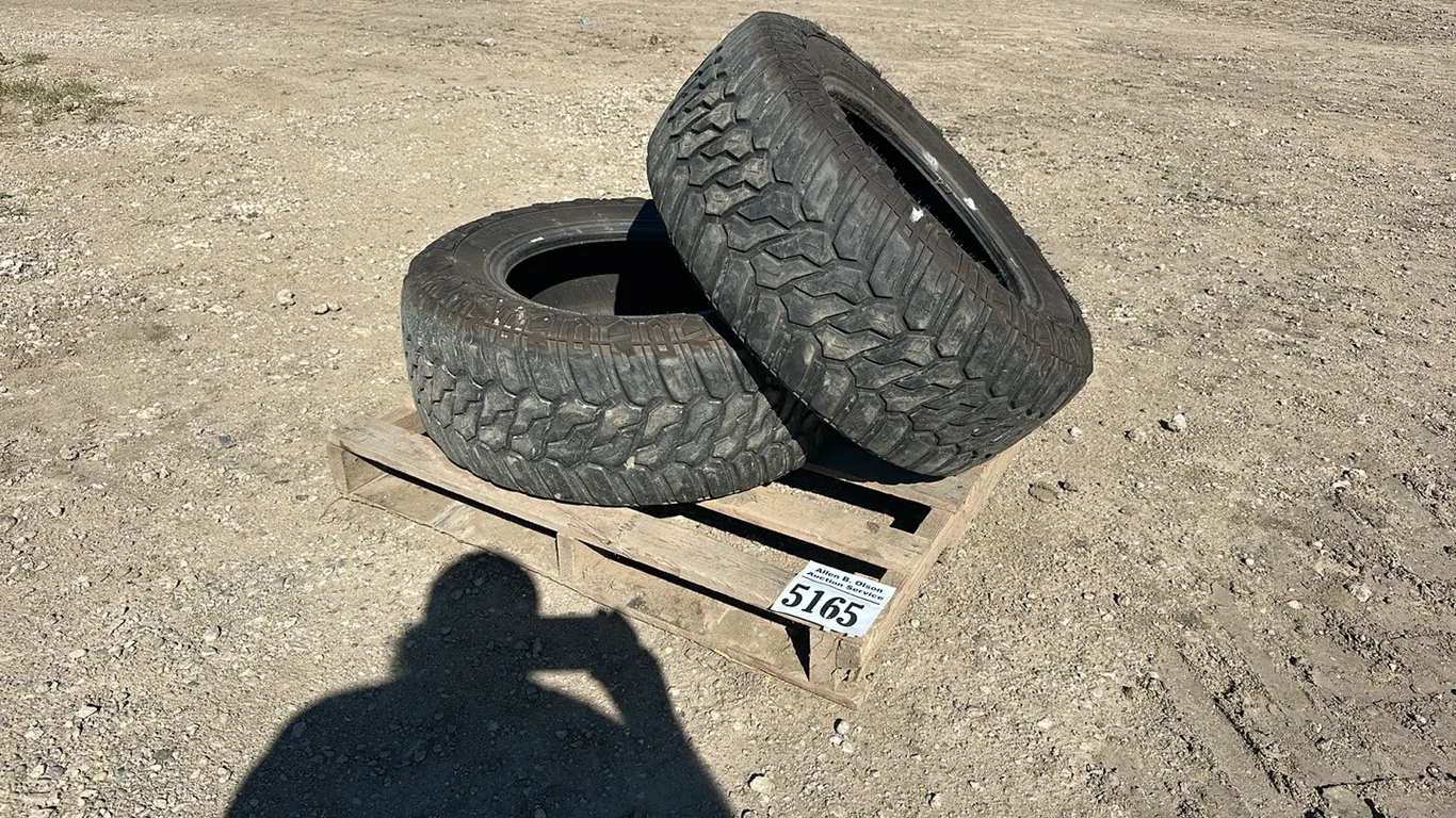 2- 33X12.5R18 LT DEEP DIGGER TIRES