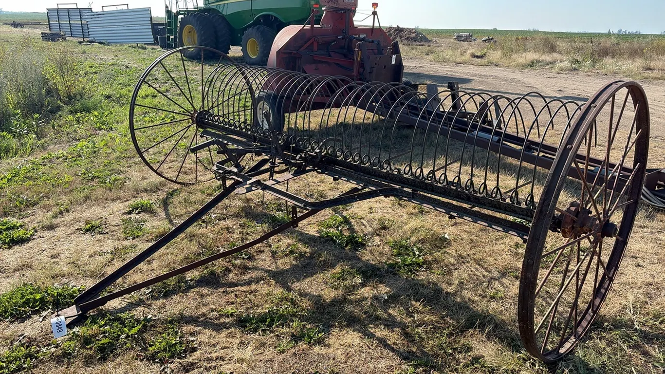 ID 0849 Antique Hay Rake