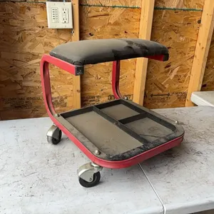Rolling shop stool