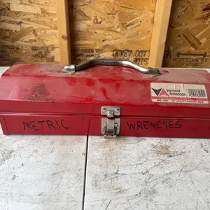 Tool box with screw drivers