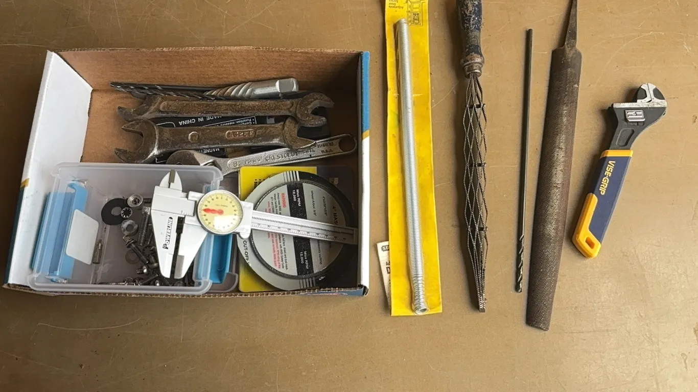 Files, Wrenches, and misc items