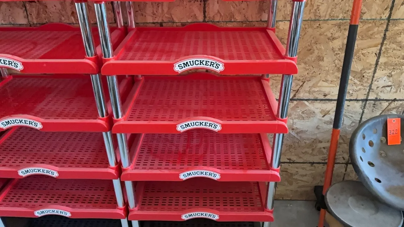 Smuckers Display Shelf