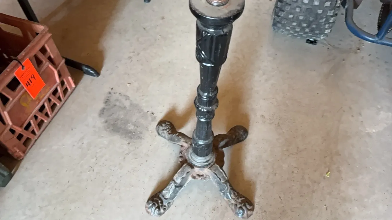 Antique Metal Pedestal
