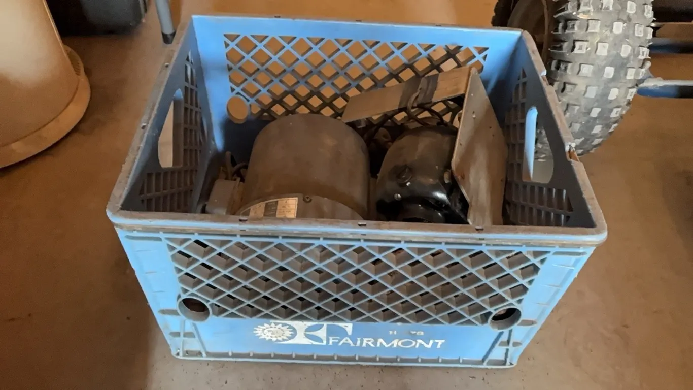 Crate w/ Electric Motors