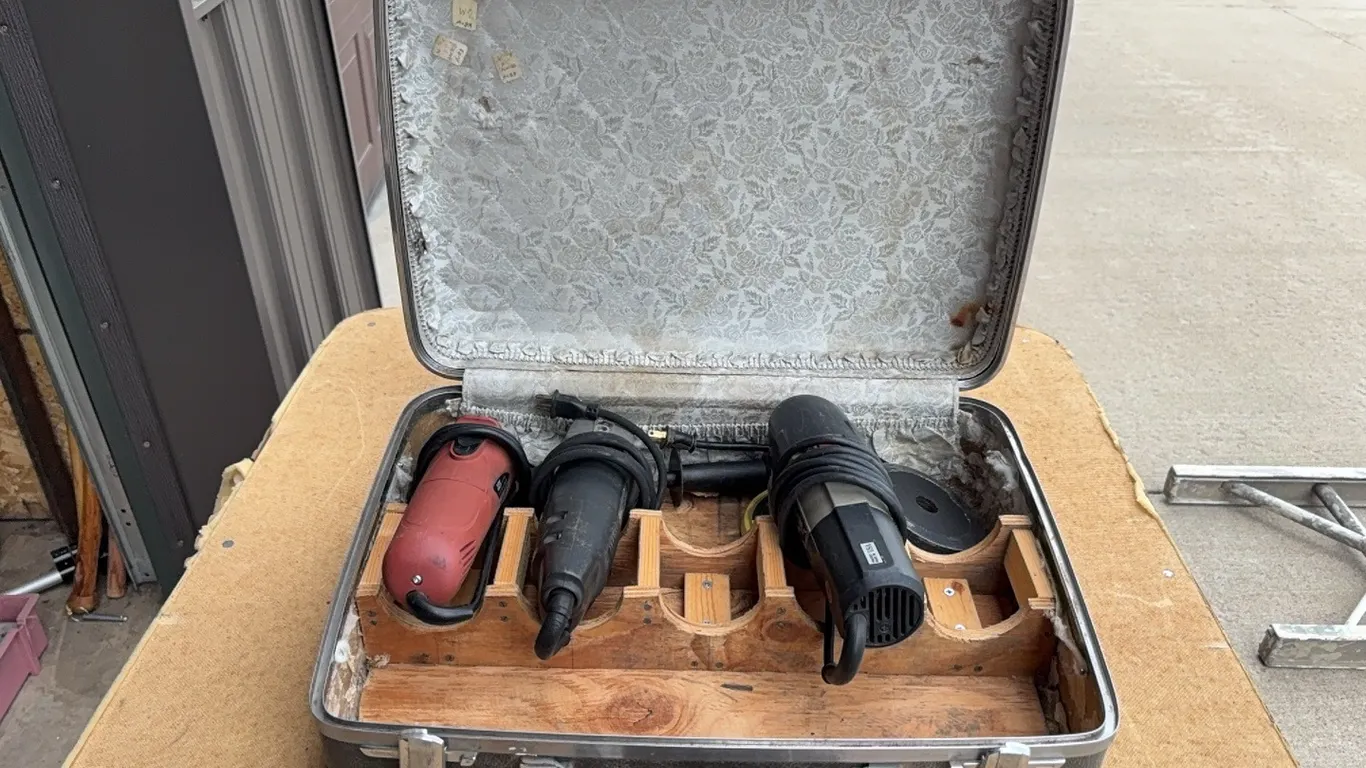 Briefcase w/ Corded Grinders