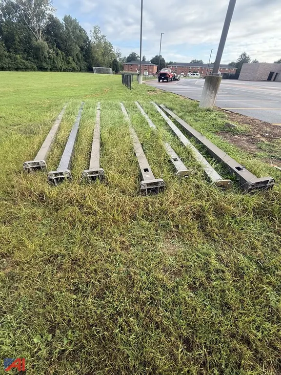 (6) Aluminum 30' Light Poles