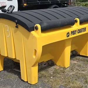 1.5 Cubic Yard Fisher Poly Caster Spreader Hopper Insert