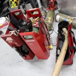 (2) Torches with rods