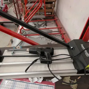 Traco Super-Sealer SS-24DS portable shrink wrap system. Includes Hotshot NEG-1A electric heat gun, dual roller film dispenser cradle, and sealing arm 