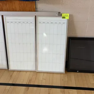 Calander white boards and locking sign board (No Key)