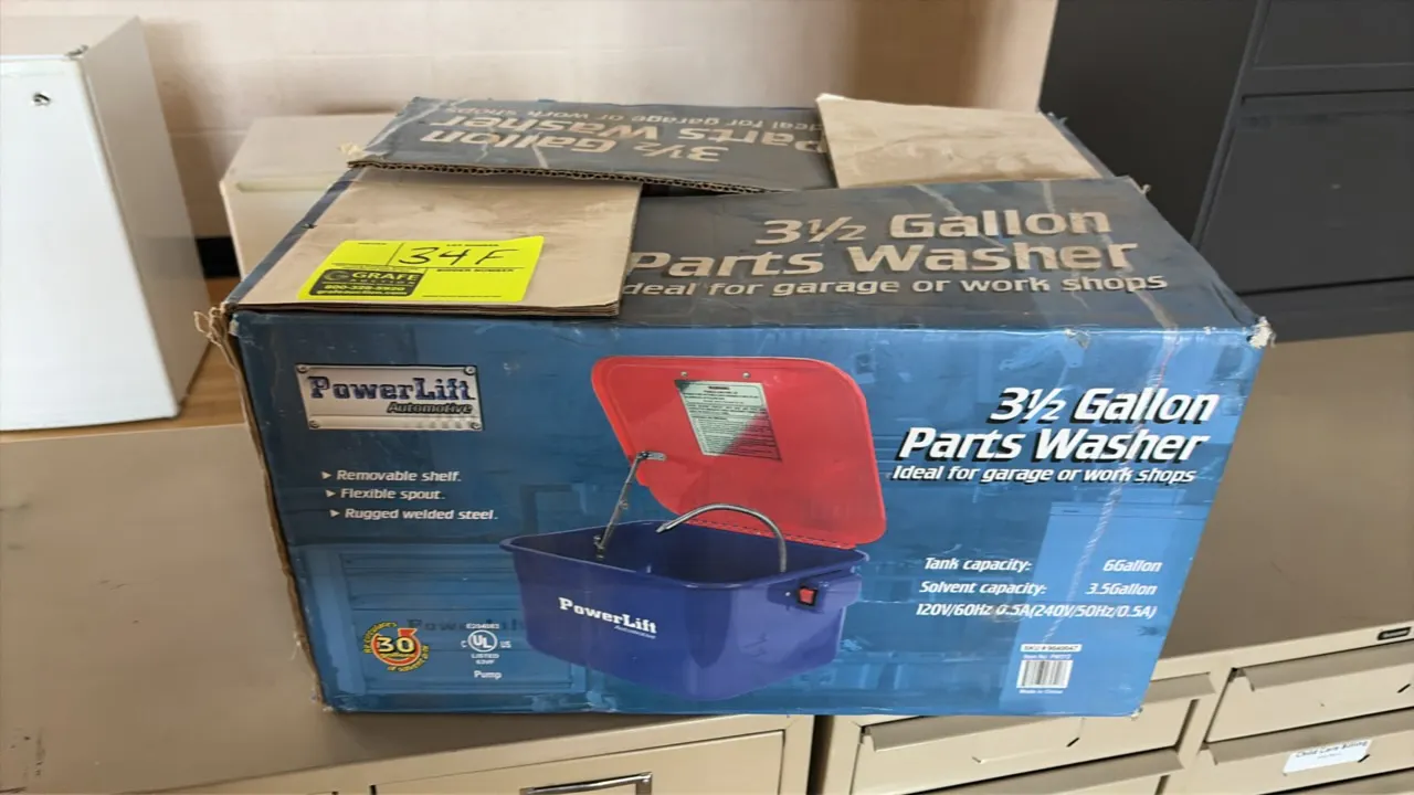 PowerLift 3 1/2 gallon parts washer