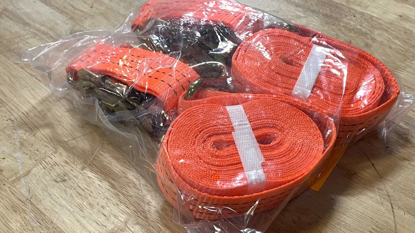 (2) Ratchet Straps, 1.5" Wide x 15' Long (PR13)