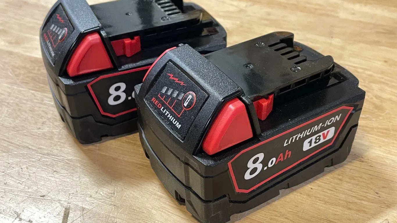 (2) 18 Volt Milwaukee Compatible Batteries (PR12)