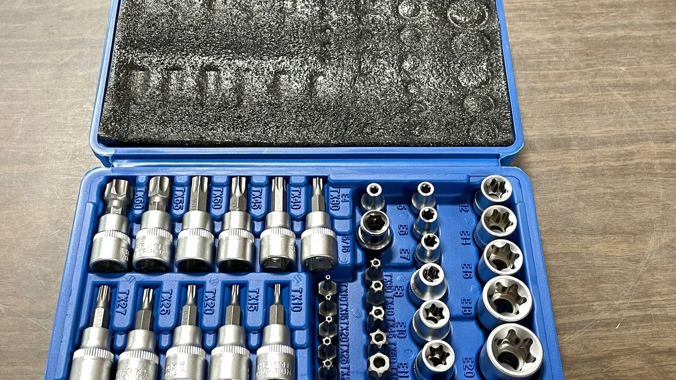 34 Piece Torx and E-Torx set (CW)